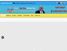 Tablet Screenshot of localtopgunmarketing.com